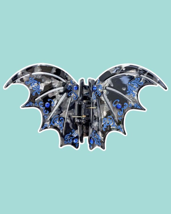 Bat Boys Claw Clip - Blue