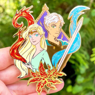 Fire & Ice –  Fictional Flames Enamel Pin