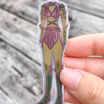 Queen of Faerie’s Armor Metallic Sticker